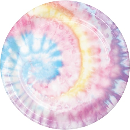 Creative Converting Tie Dye Party Paper Plates, 9", 96PK 350523